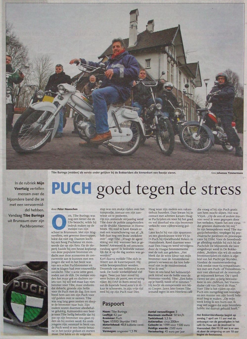  Tibe �n het 15 jarig bestaan van de Bokkeriders