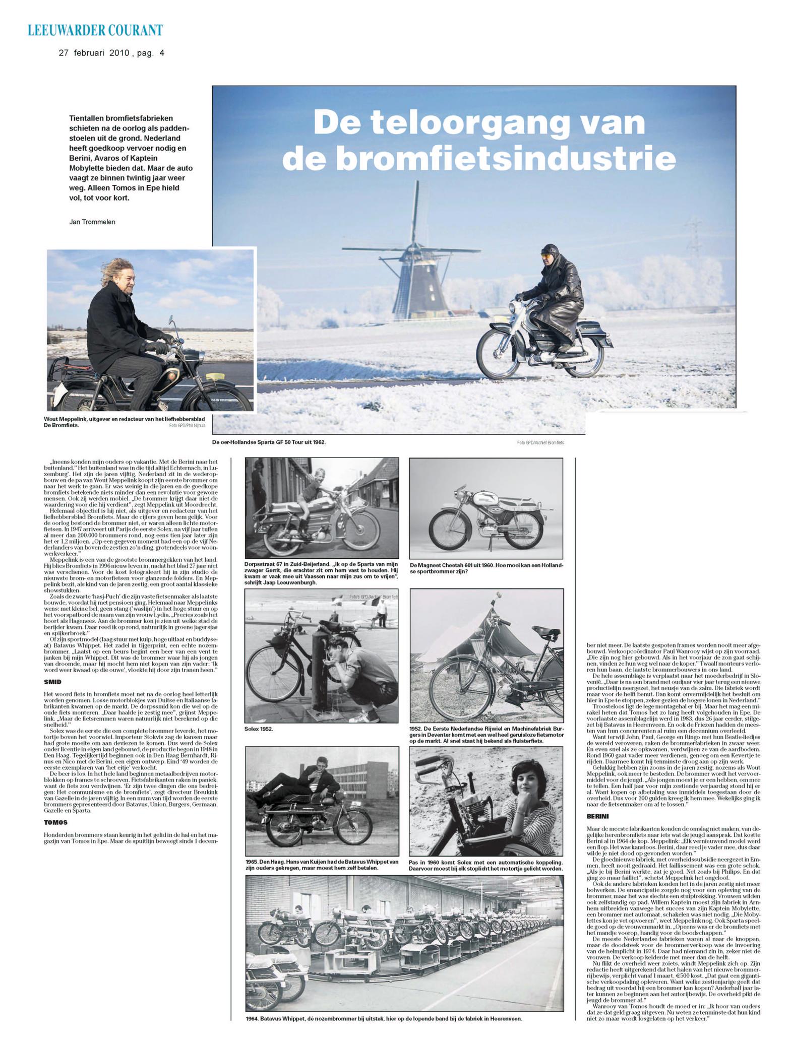 De teloorgang van de bromfietsindustrie