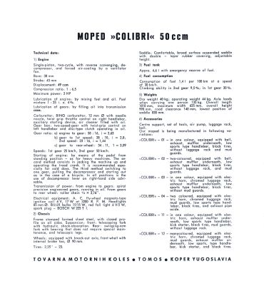 Colibri folder blad 2