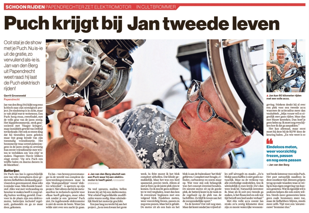Elektrische Puch 2020 artikeltje