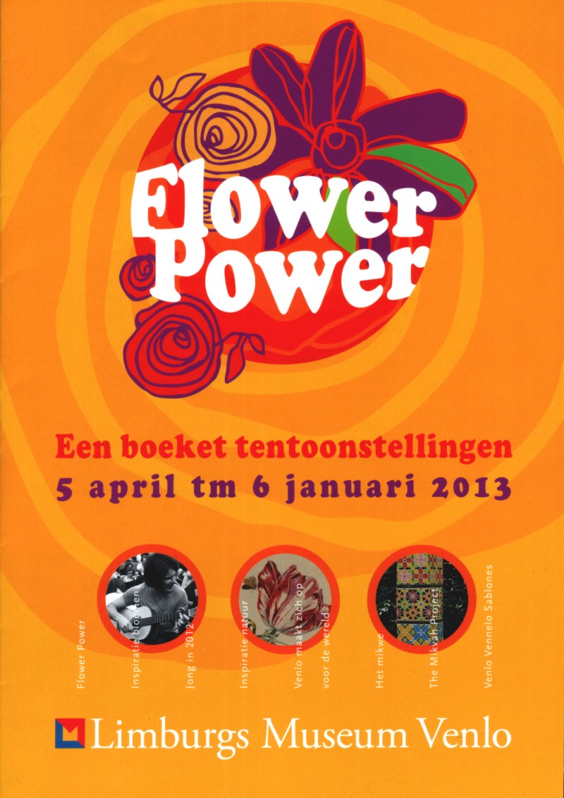 Bladzijde uit de folder van het Limburgs museum