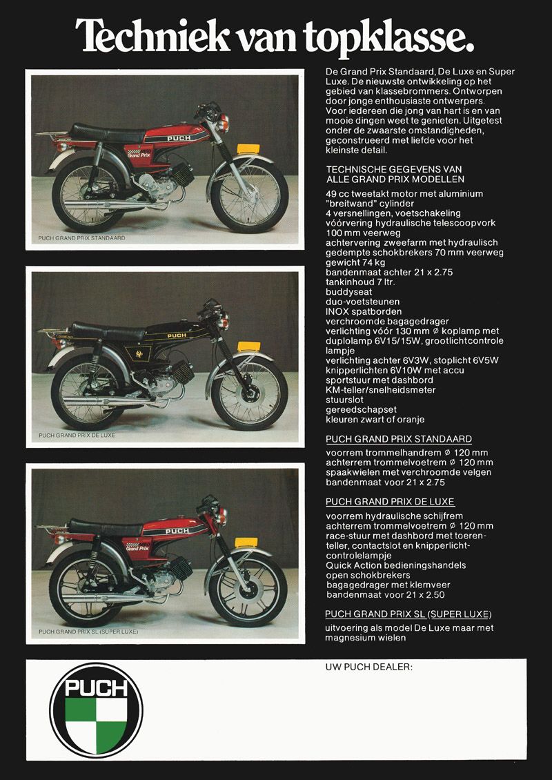 Achterkant Grand Prix folder