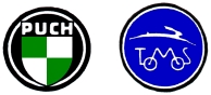 Puch en Tomos logo