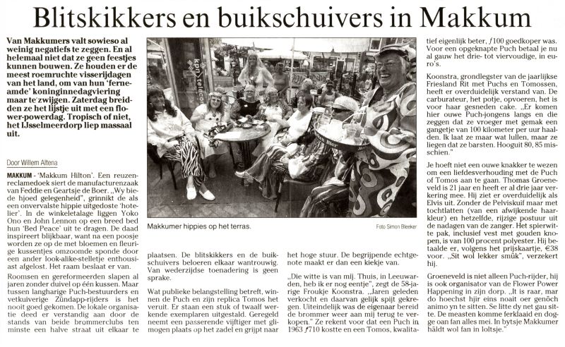 Flower-Power dag in Makkum 2006 artikeltje