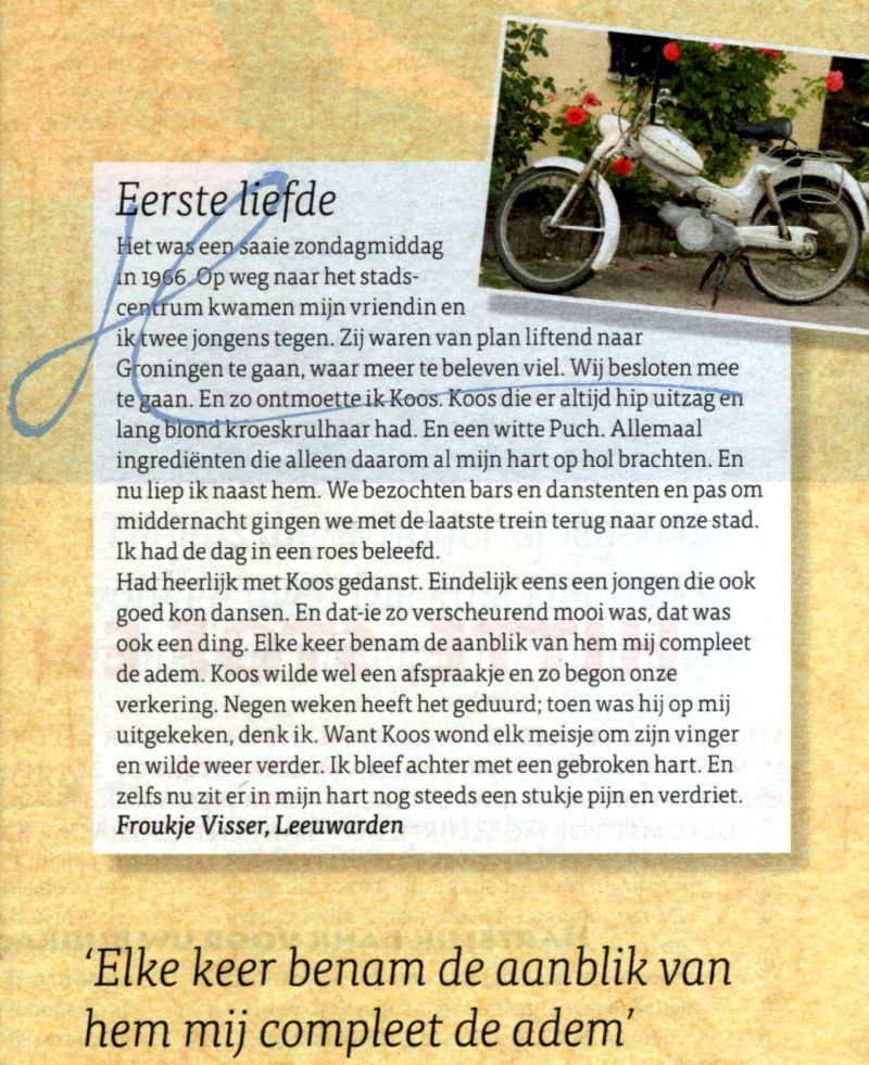 Herinneringen aan een jongen met een Puch