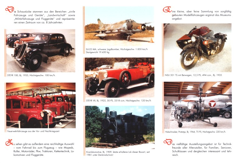 Uitklapfolder van het museum.