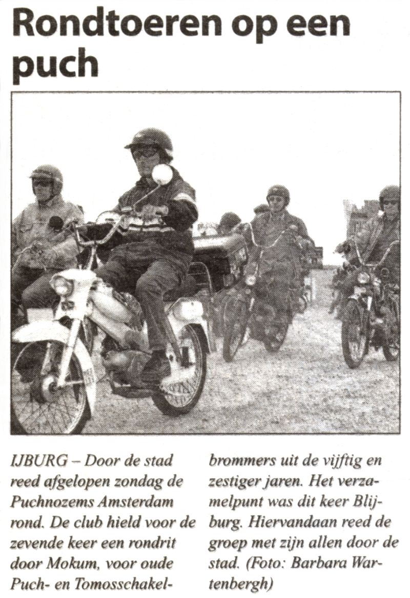 7e Puch-Nozemmeeting artikeltje