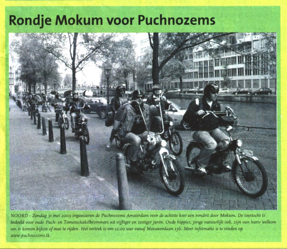 Rondje Mokum voor Puchnozems