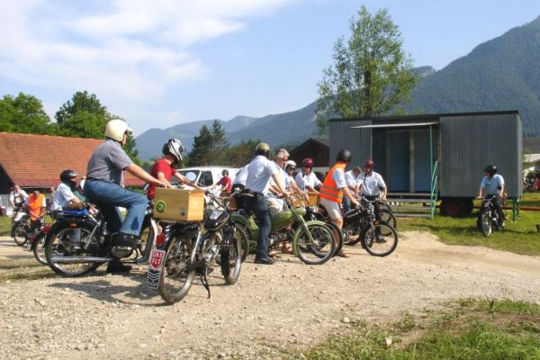 De start van de toertocht