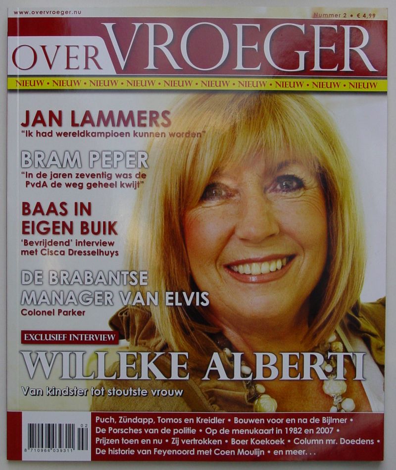 Het blad Over Vroeger (132 pagina's).