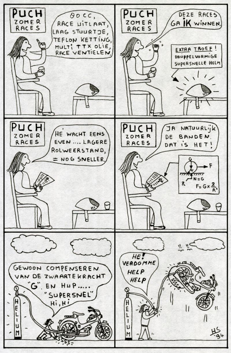 Puch Zomerraces strip