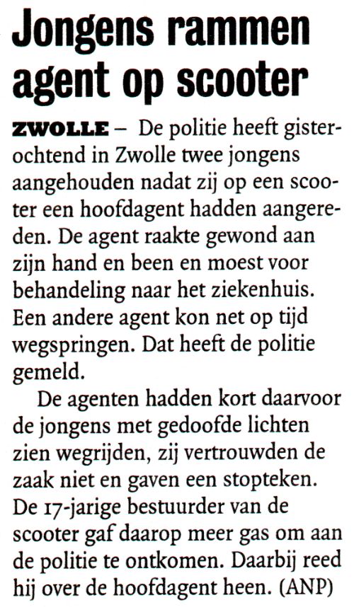 Scooter-rammer 2008 knipsel 2