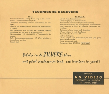 achterkant Silver Streakfolder