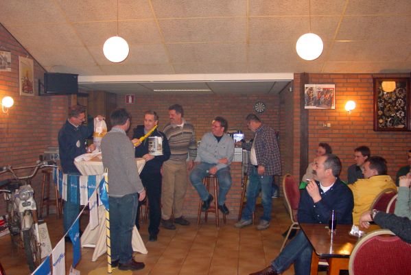  De tombola in volle gang