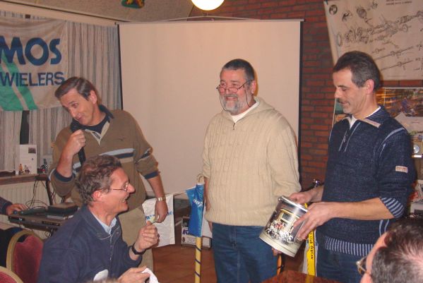 De tombola in volle gang