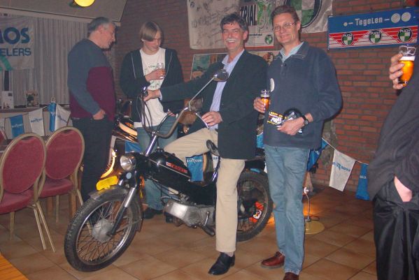 Een van de oud Puch-leden uit Tegelen