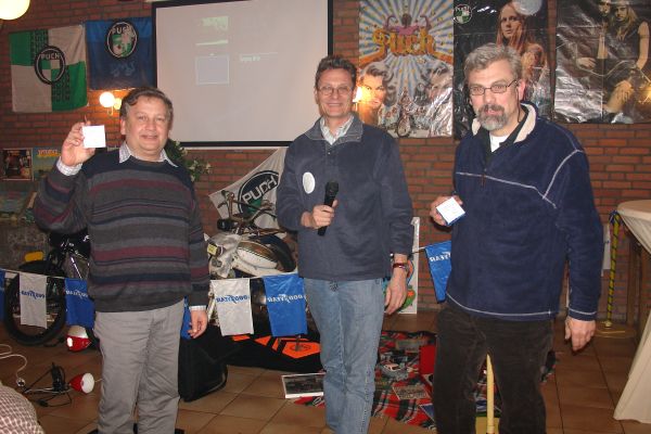 Een erepenning voor Luc van Dijck, en Geert Huys