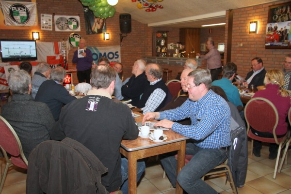 Iedereen luisterde met veel interesse naar het TMI uitlaten verhaal.