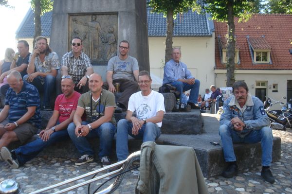 Altijd weer super gezellig na afloop van de toerrit.