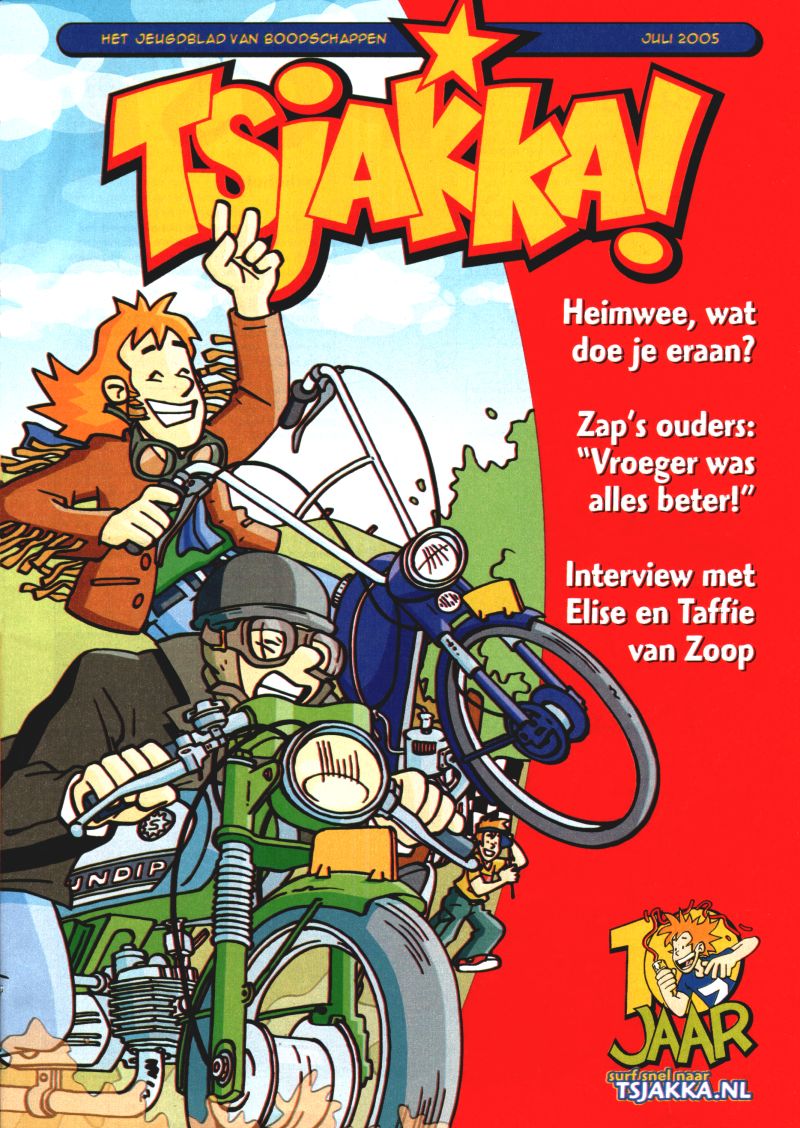 Voorblad Tsjakka! 2005 strip