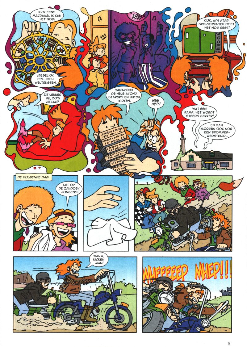 Bladzijde 5 Tsjakka! 2005 strip