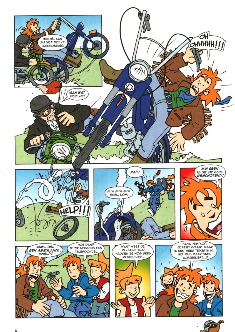 Bladzijde 6 Tsjakka! 2005 strip