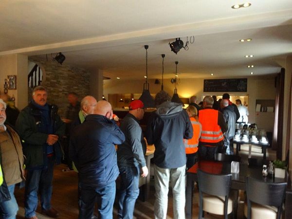 De lunch in de Gouverneur in Heythuisen.