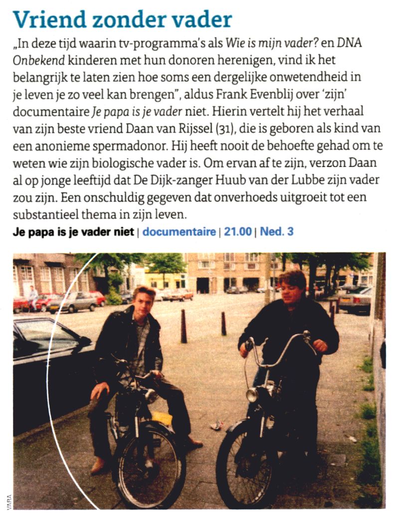 Vriend zonder vader 2011 artikeltje